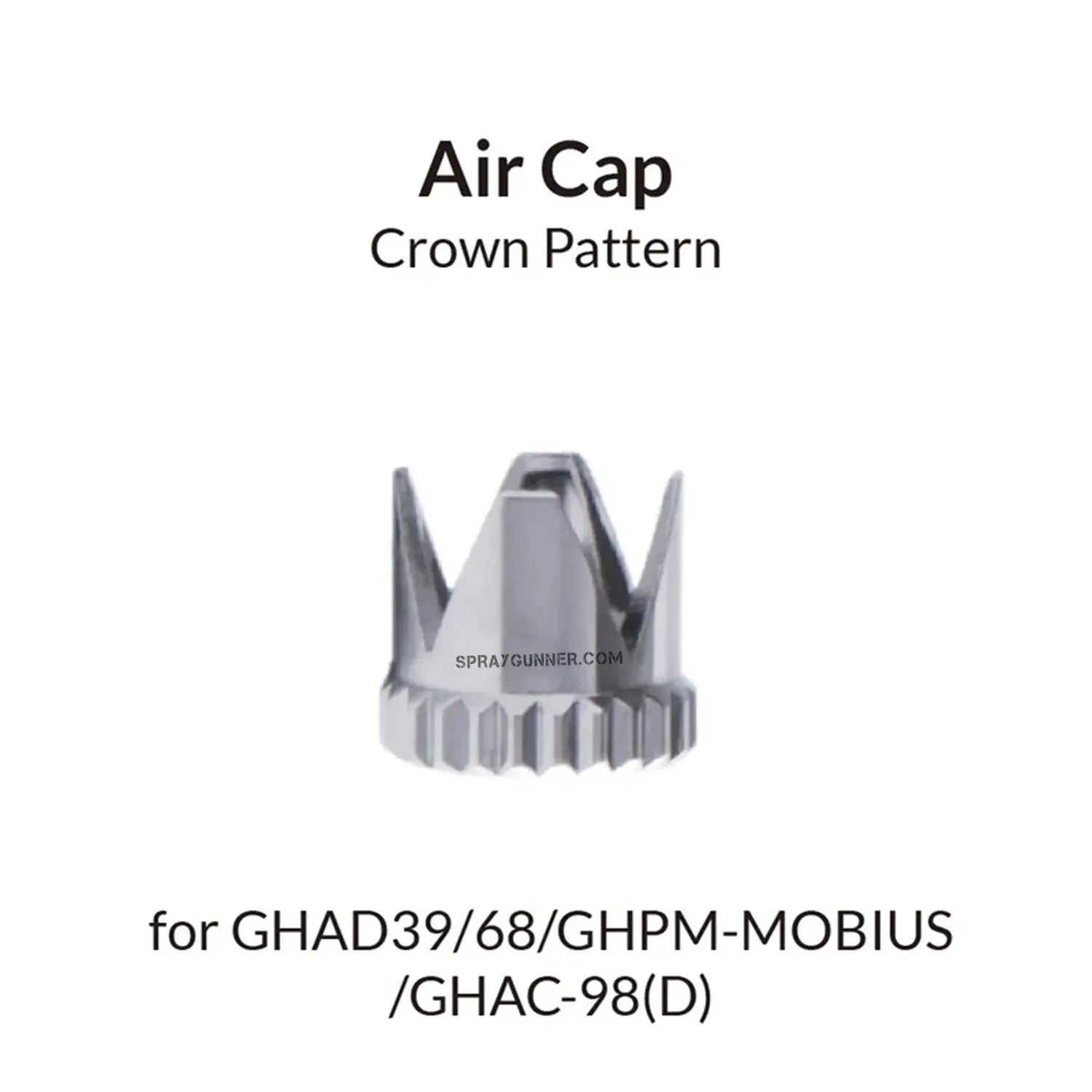 GAAHLERI Airbrush Crown Pattern Air Cap Gaahleri