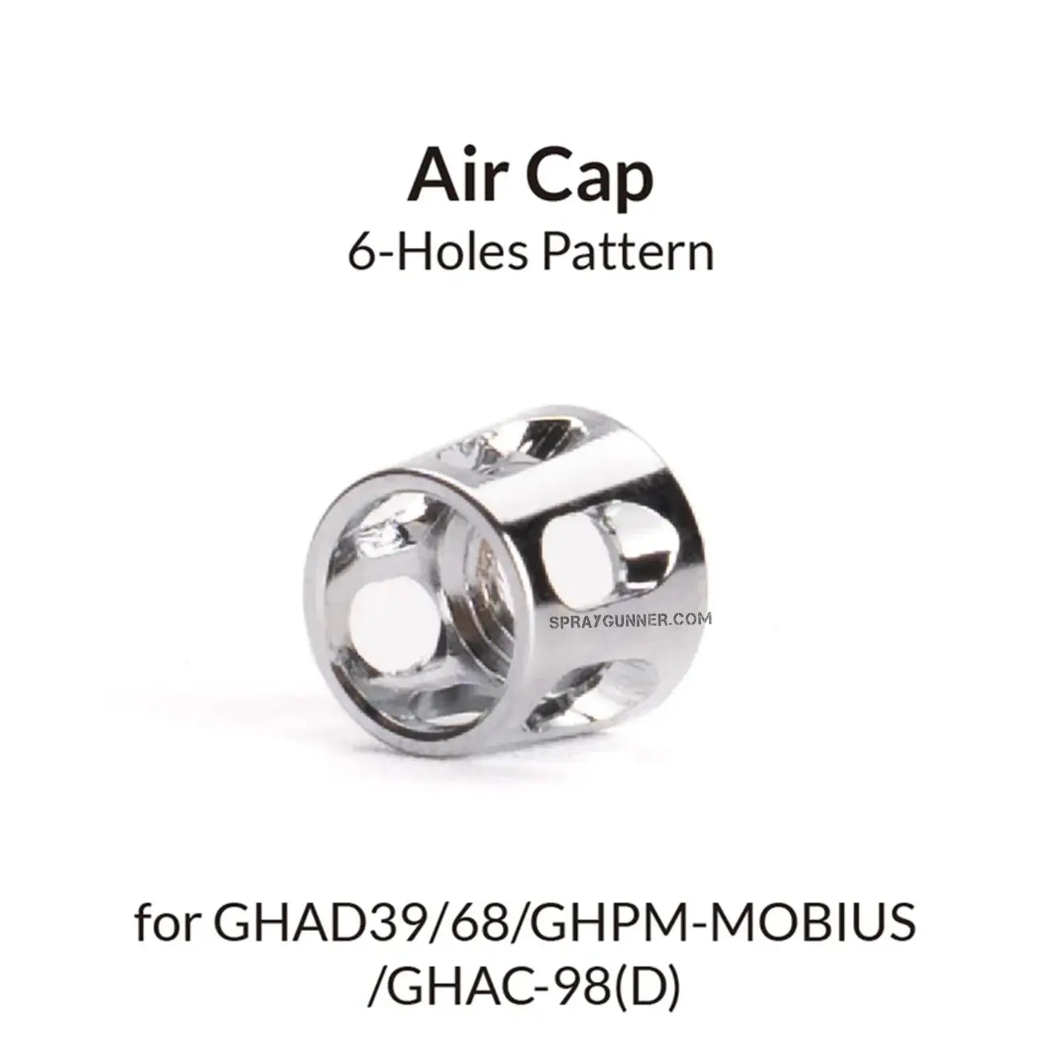 GAAHLERI Airbrush 6-Holes Pattern Air Cap Gaahleri