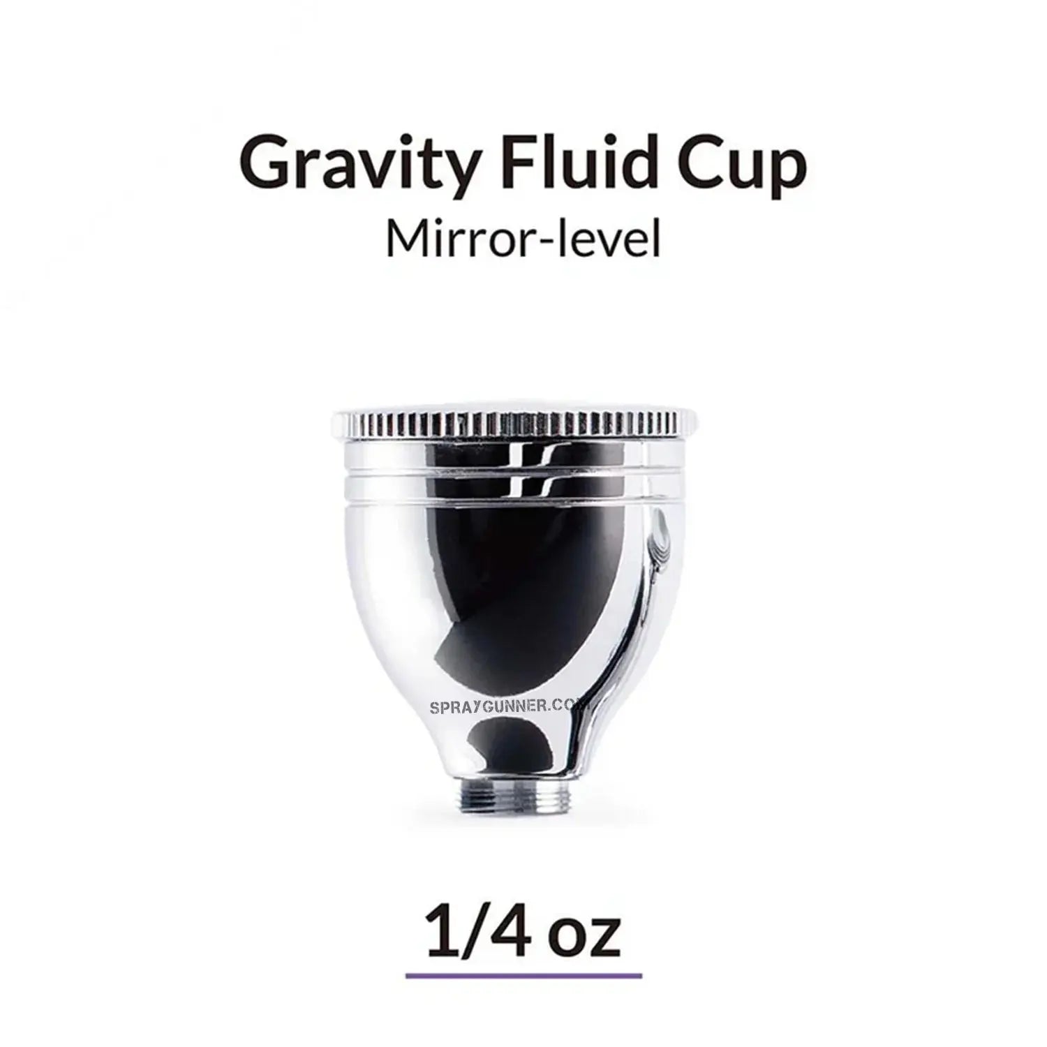 GAAHLERI Airbrush Mirror Level Gravity Cup 1/4 OZ Gaahleri