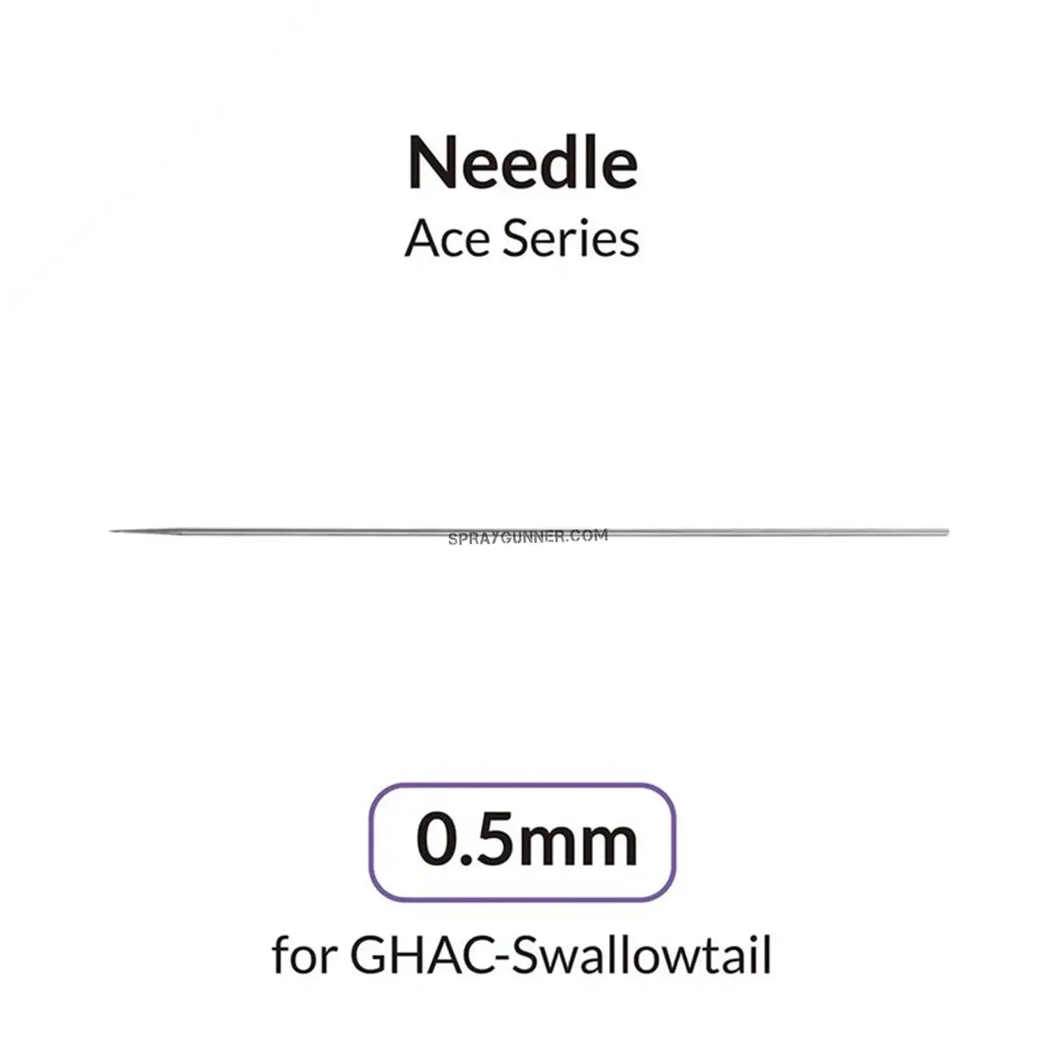 GAAHLERI Airbrush 0.5mm High-Durability Needle for GHAC-Swallowtail Gaahleri