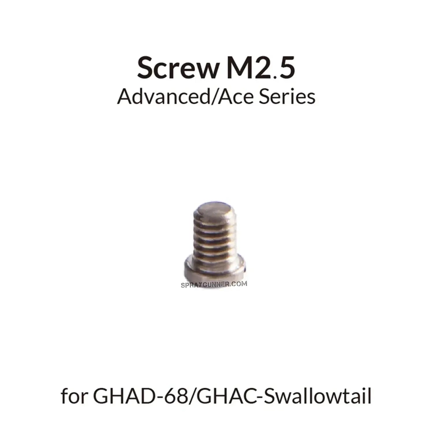 GAAHLERI Airbrush Screw M2.5 for GHAD-68/Swallowtail Gaahleri