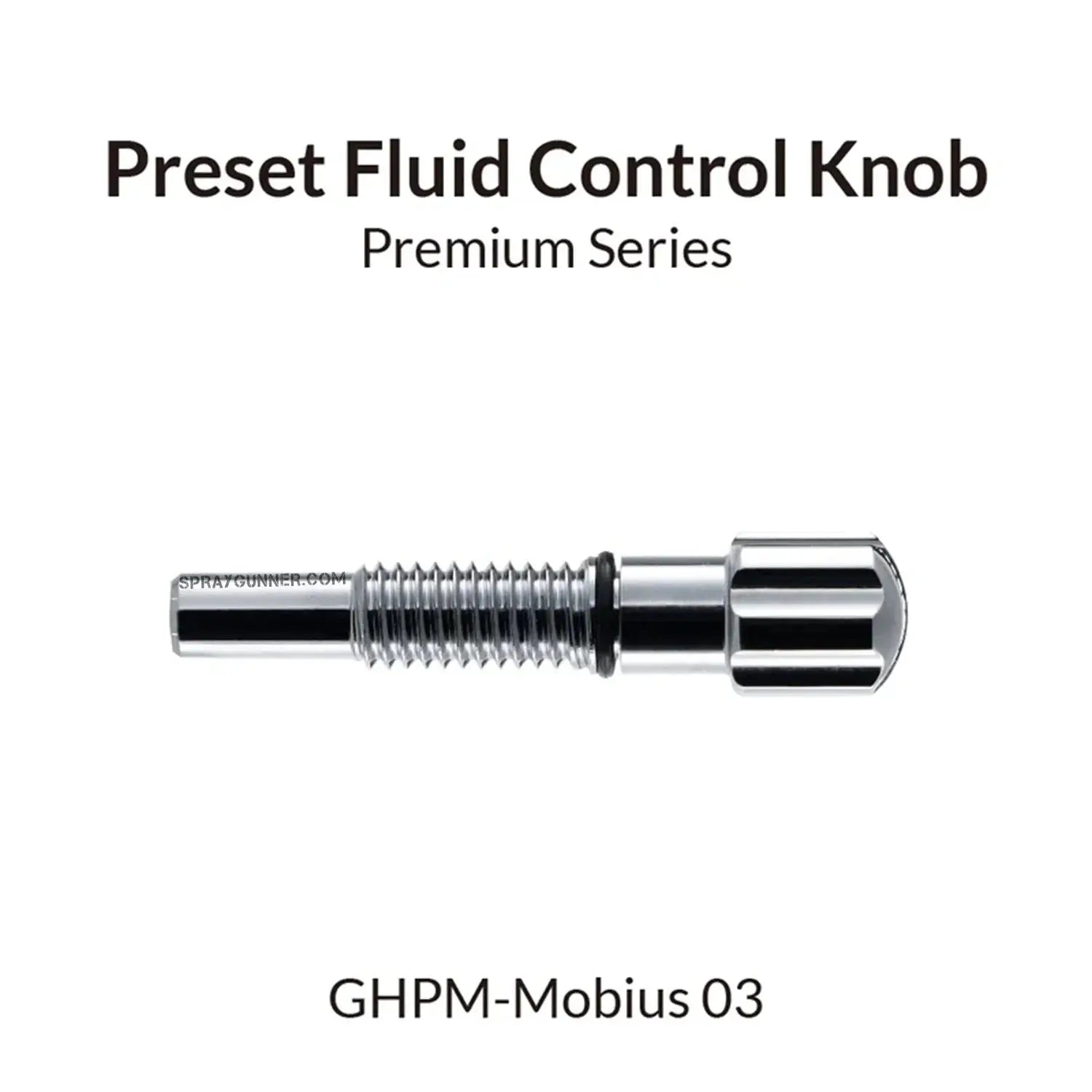 GAAHLERI Airbrush Preset Fluid Control Knob for Mobius 0.3 Gaahleri