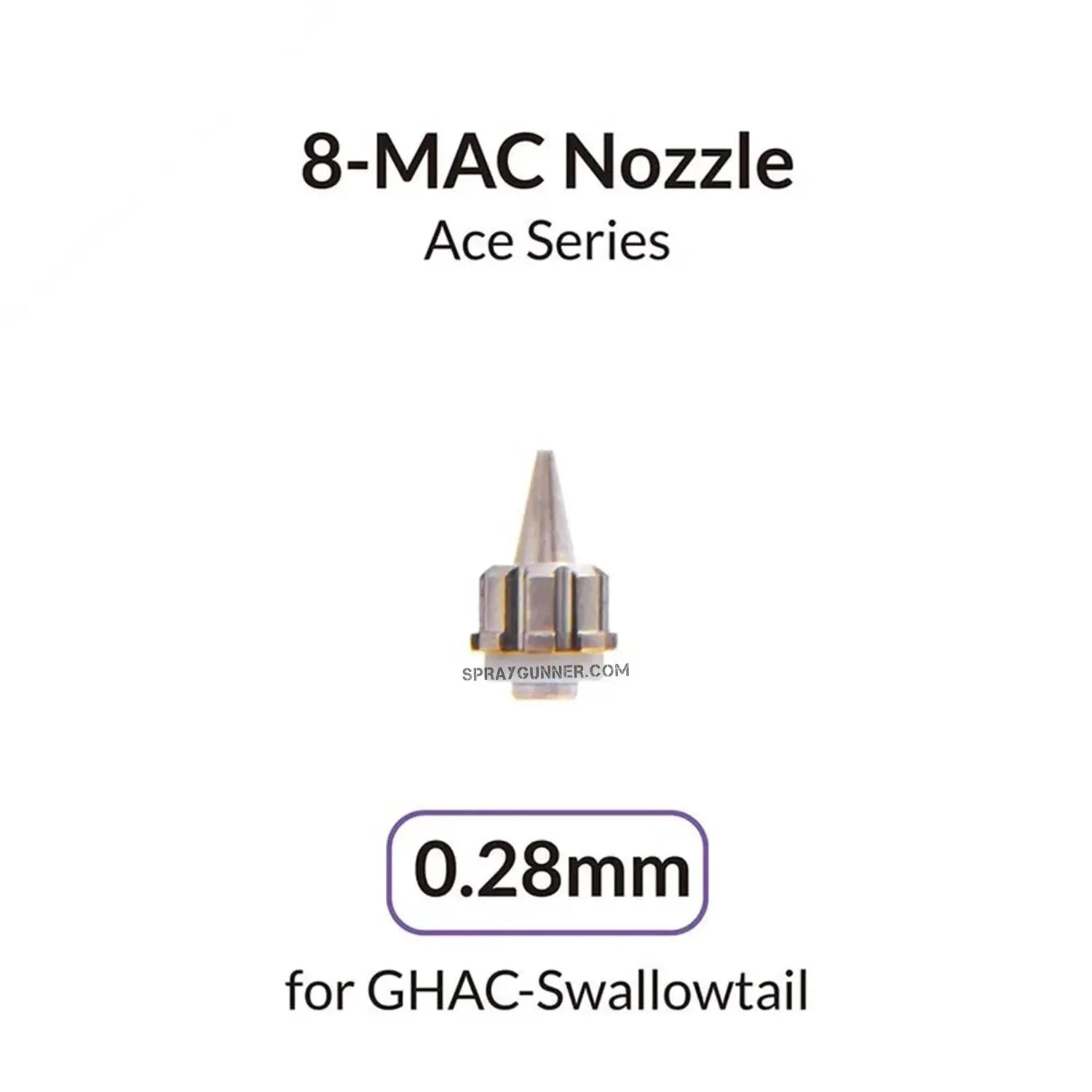 GAAHLERI Airbrush 0.28mm Nozzle for Swallowtail Gaahleri