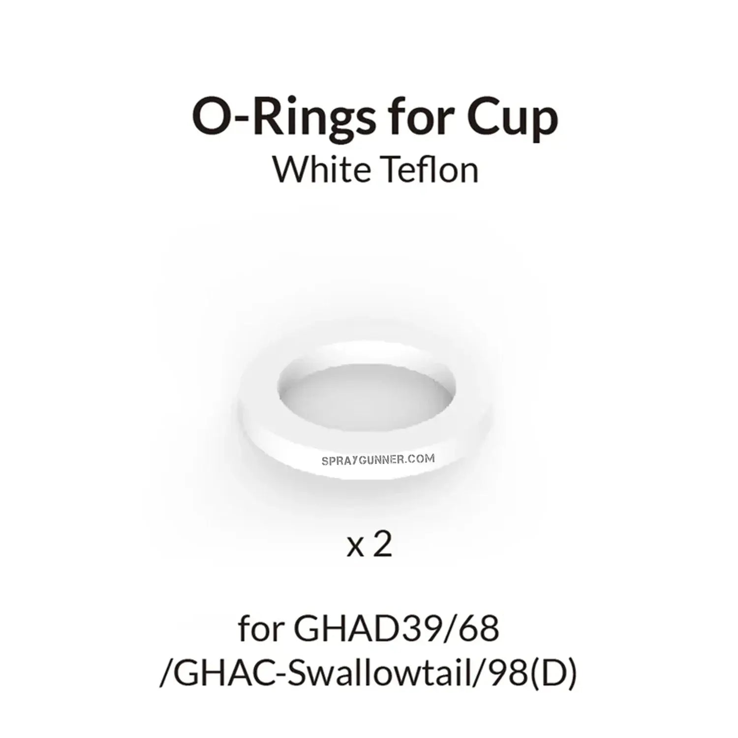 GAAHLERI Airbrush Teflon O-Ring for Cup Advanced & Ace Gaahleri