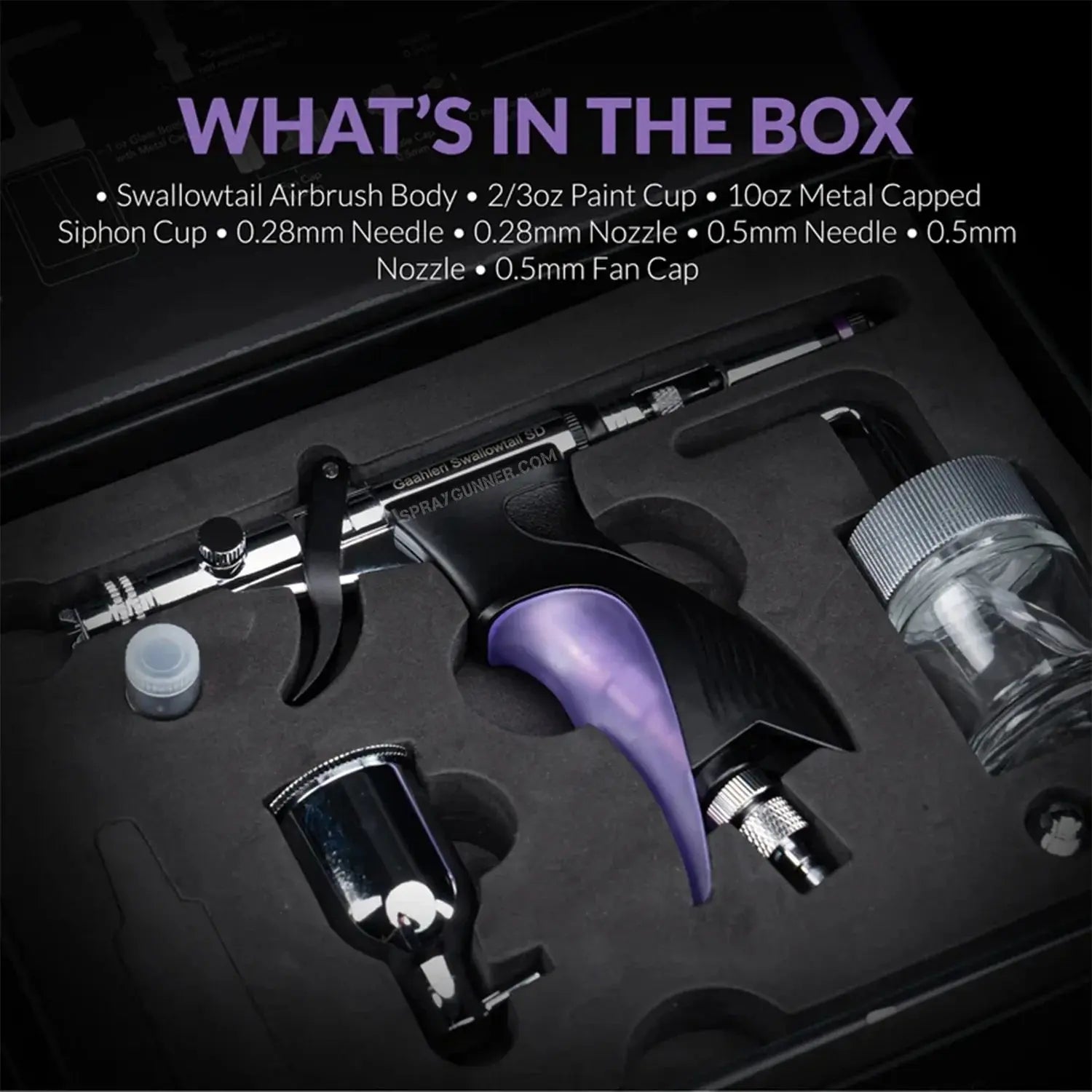 GAAHLERI Ace Series GHAC-Swallowtail SD Airbrush Gaahleri