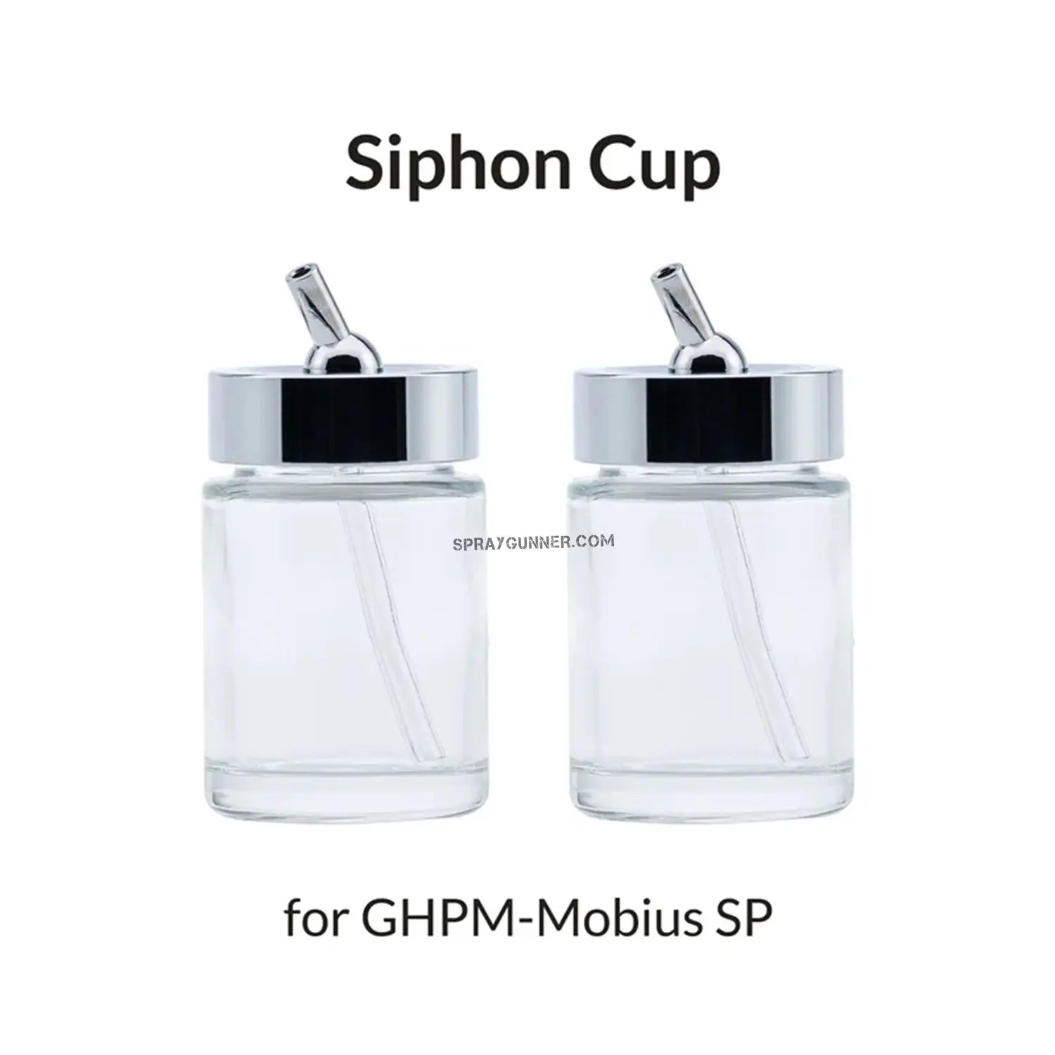 GAAHLERI Airbrush Metal-Capped Siphon Cup for Mobius SP Gaahleri
