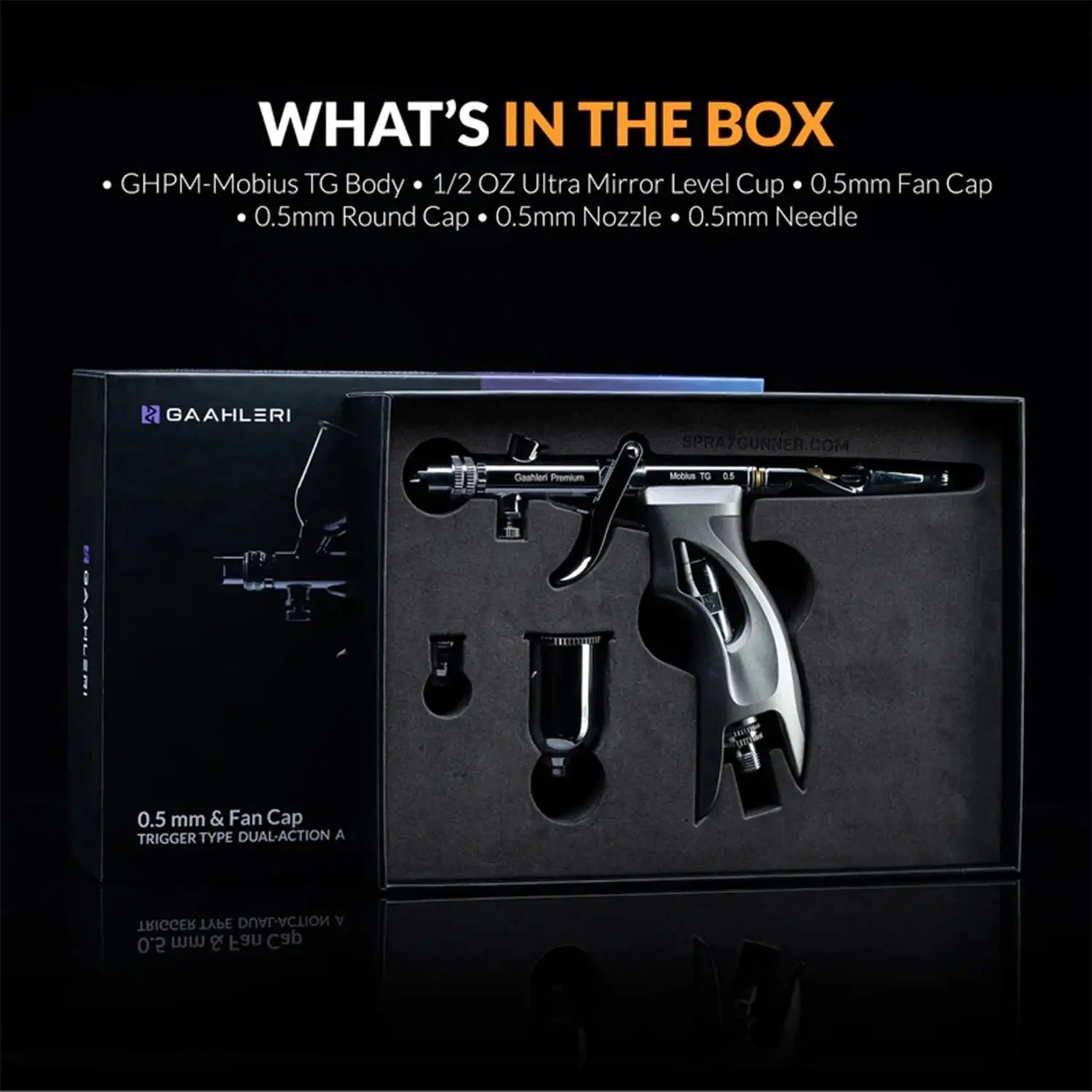 GAAHLERI Premium Series GHPM-Mobius TG Airbrush Gaahleri