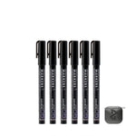 GAAHLERI Metallic Series Markers X6 Gun Metal Gaahleri