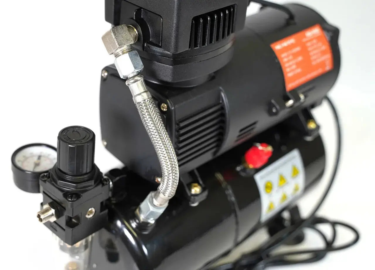 Cool Tooty Airbrush Compressor with 1/4" adapter by NO-NAME Brand - SprayGunner