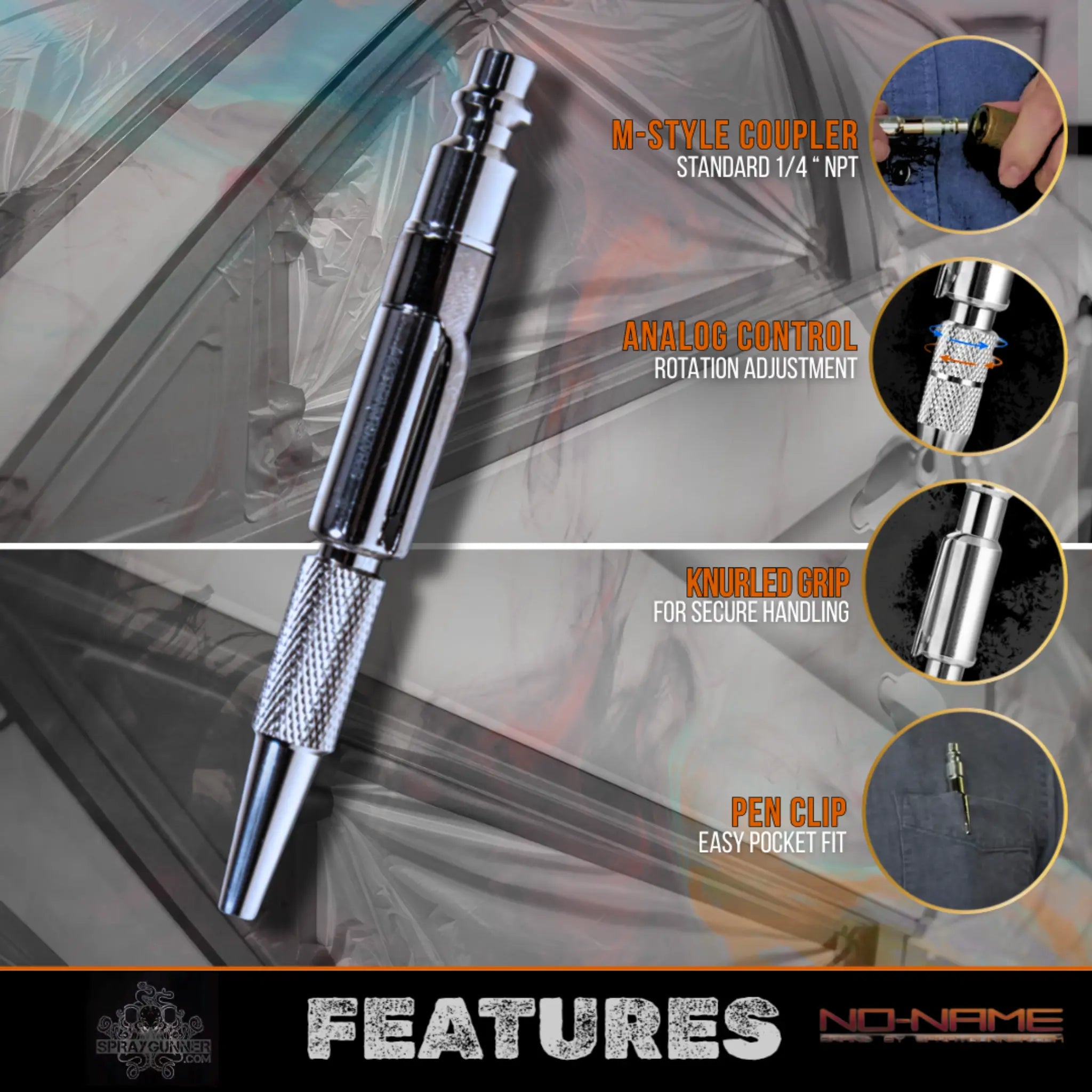 Adjustable airflow NO-NAME Milton Pocket Air-Blower – Ideal for dusting, hobby work, and quick clean-ups.