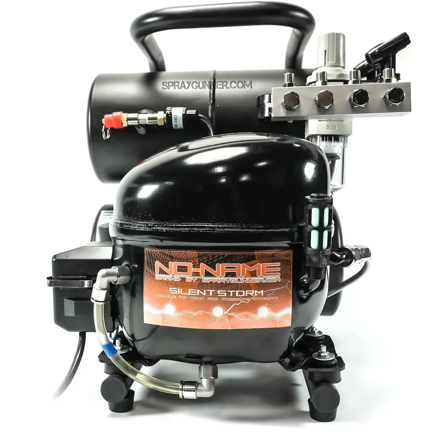 Silent Storm Airbrush Compressor by NO-NAME – Ultra-Quiet & Powerful NO-NAME brand