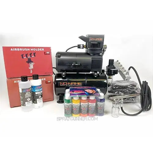 NO-NAME T Shirt 6 Airbrushes Set with Cool Tooty by Spraygunner NO-NAME brand