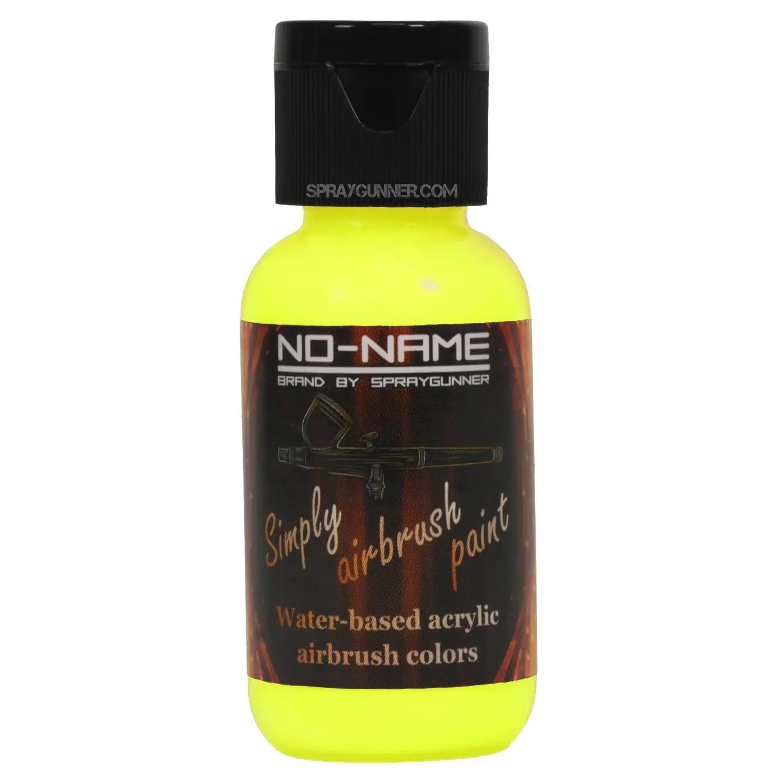 Simply Airbrush Paint Fluorescent Yellow by NO-NAME Brand 1 oz NO-NAME brand