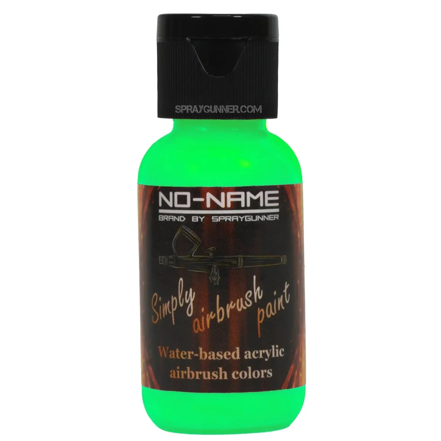 Simply Airbrush Paint Fluorescent Green by NO-NAME Brand 1 oz NO-NAME brand