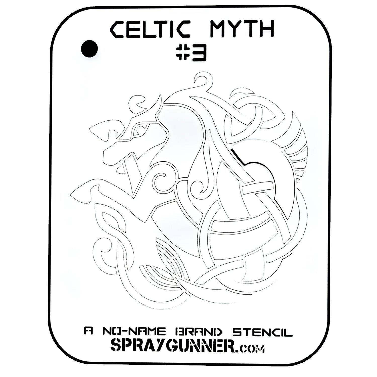 NO-NAME Brand Celtic Myth Stencil #3 NO-NAME brand