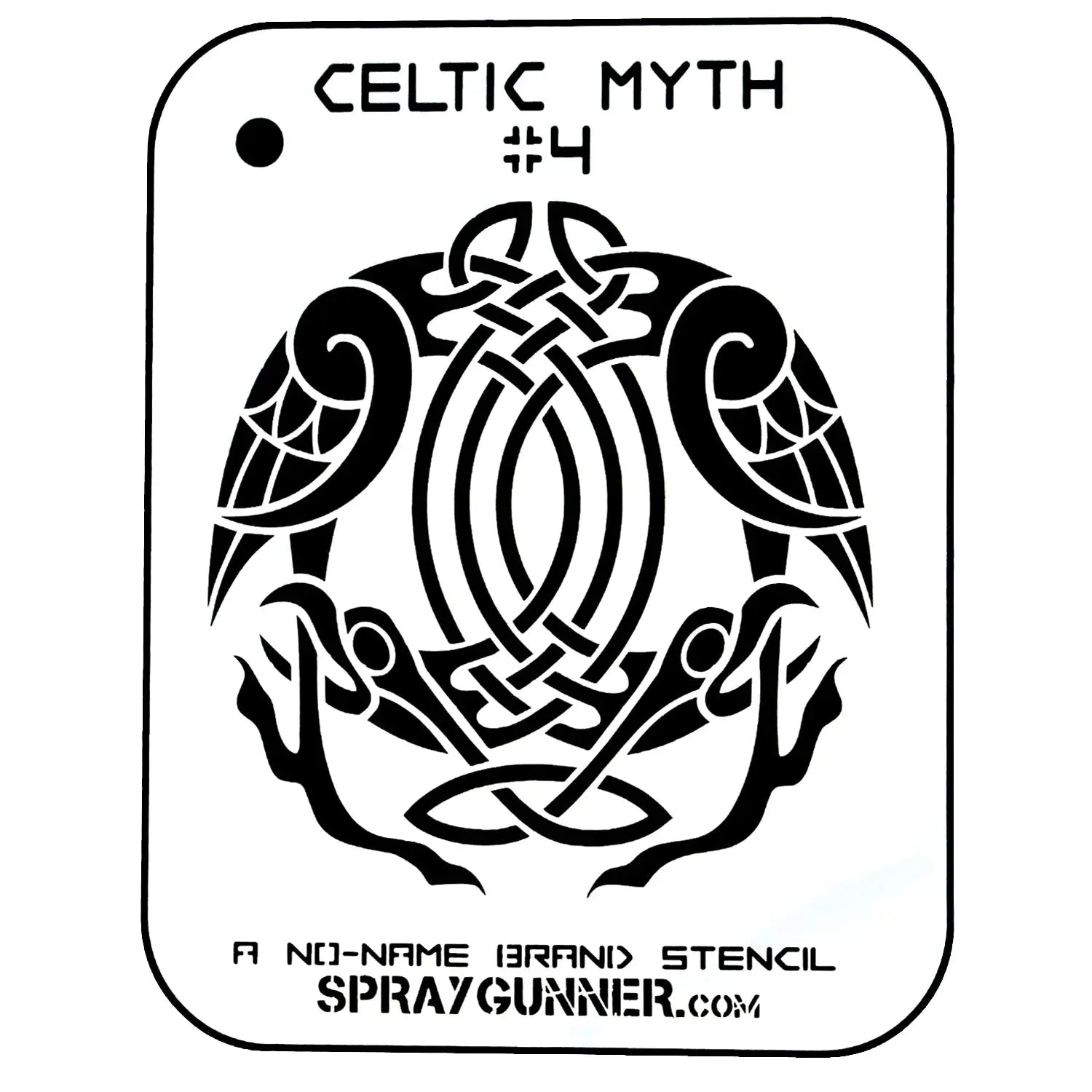 NO-NAME Brand Celtic Myth Stencil #4 NO-NAME brand