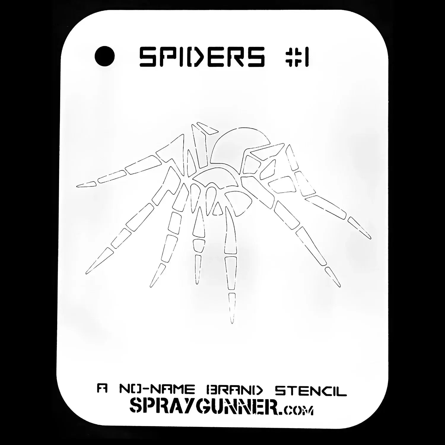 NO-NAME Brand Spiders Stencil #1 NO-NAME brand