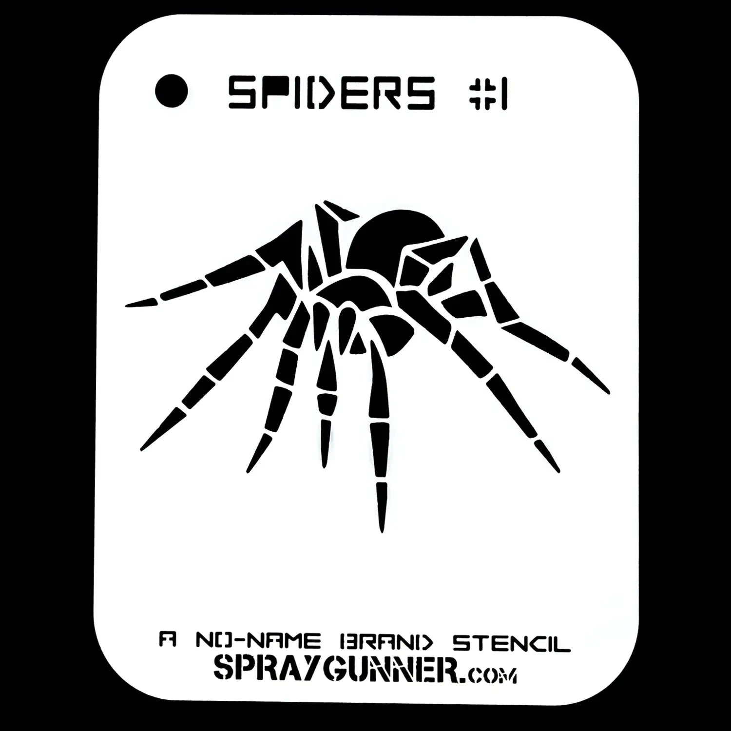 NO-NAME Brand Spiders Stencil #1 NO-NAME brand