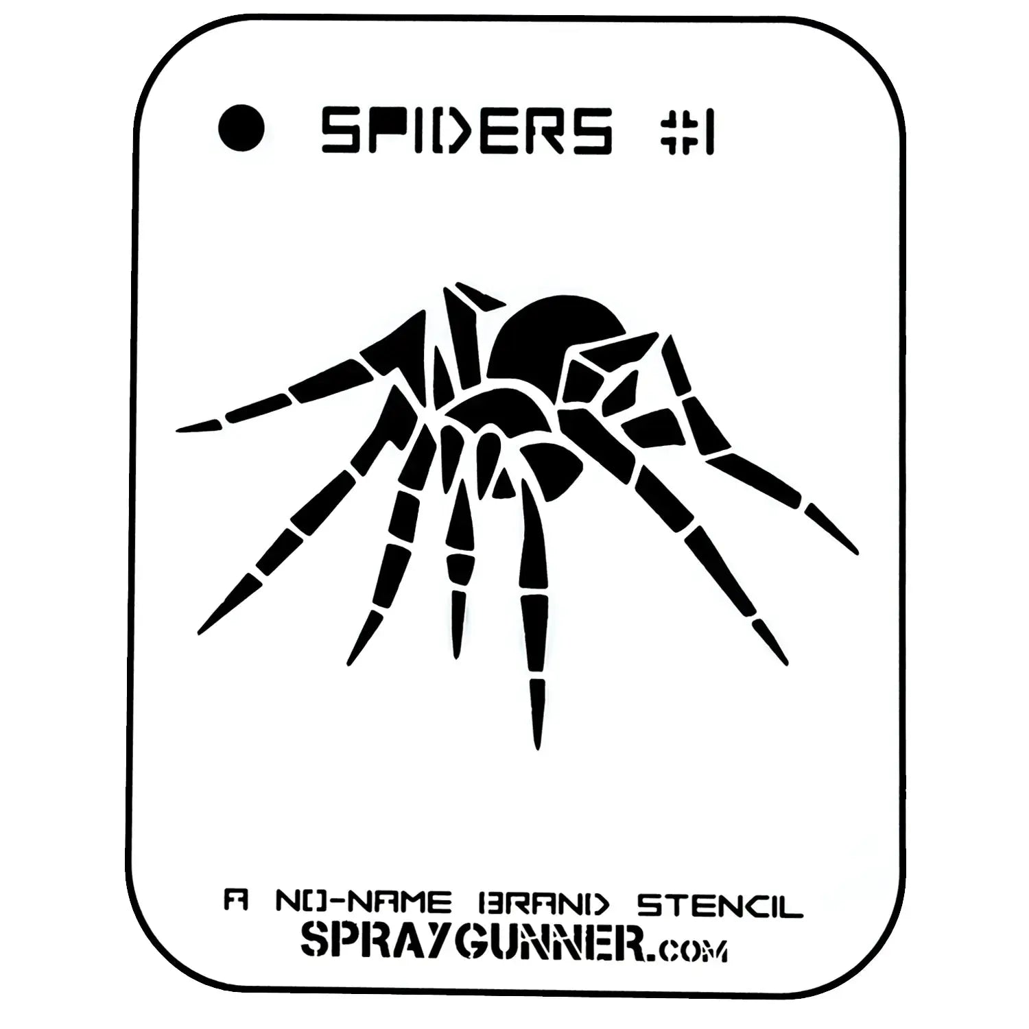NO-NAME Brand Spiders Stencil #1 NO-NAME brand