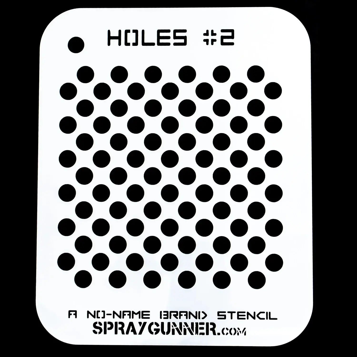 Startairbrush, NO-NAME Brand Holes Stencil #2