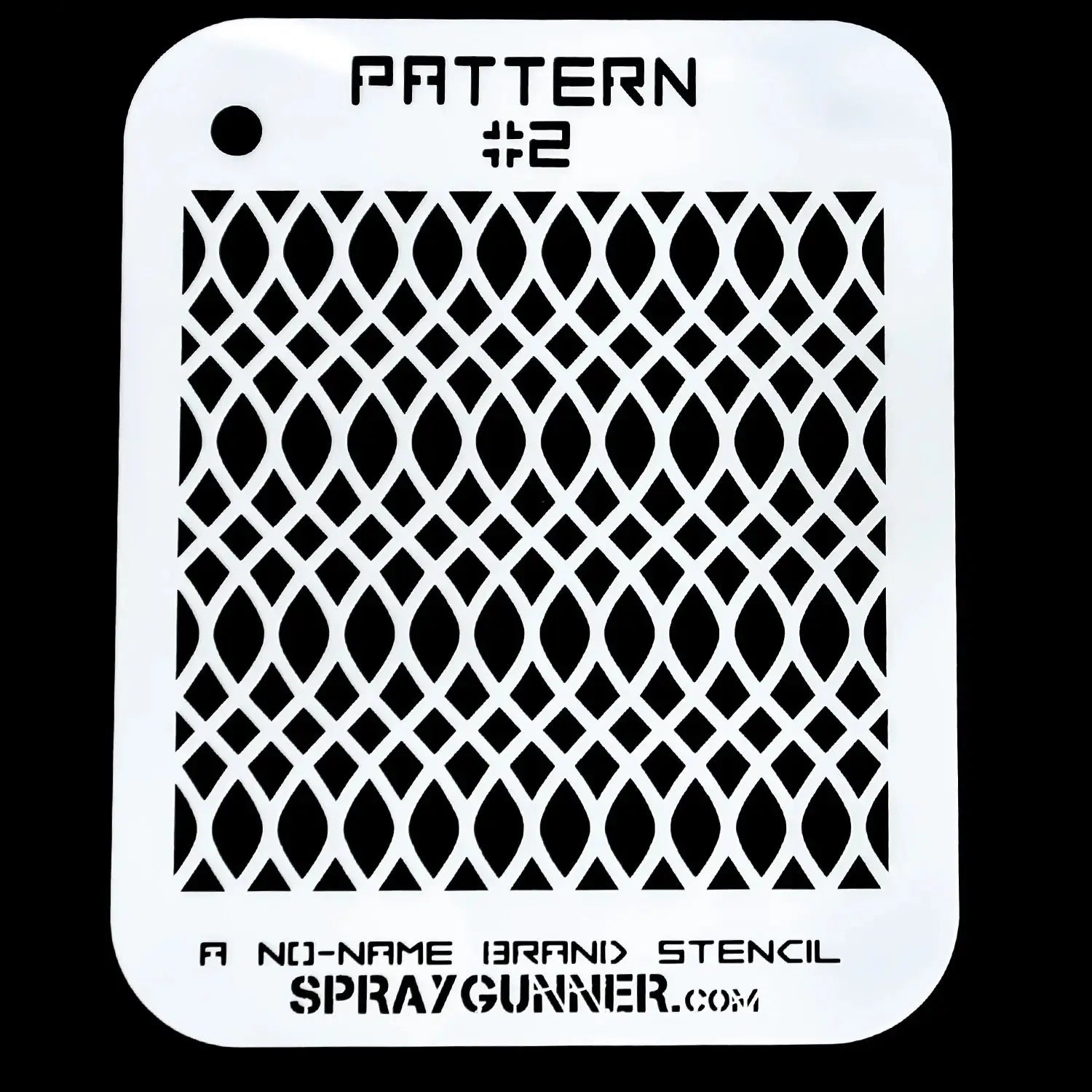 start-airbrush, NO-NAME Brand Pattern Stencil #2