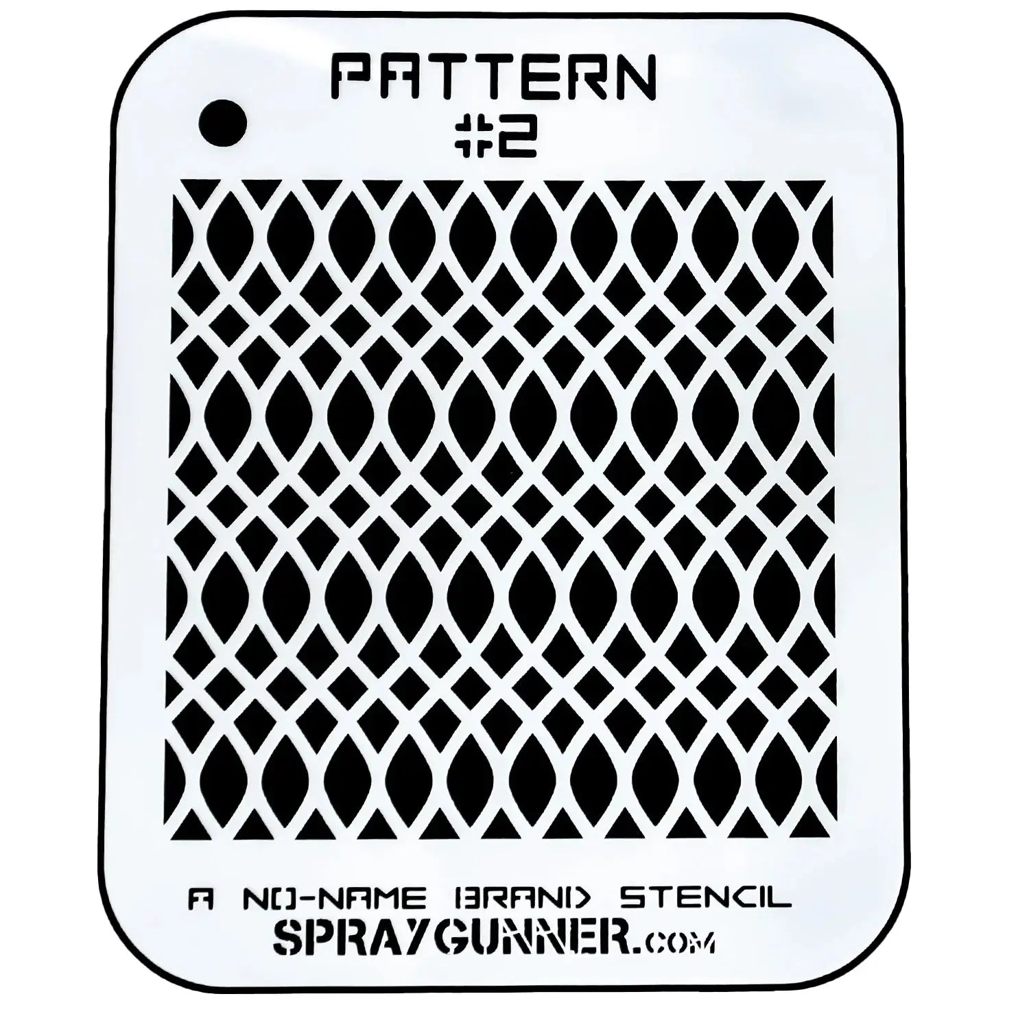 NO-NAME Brand Pattern Stencil #2 - start-airbrush