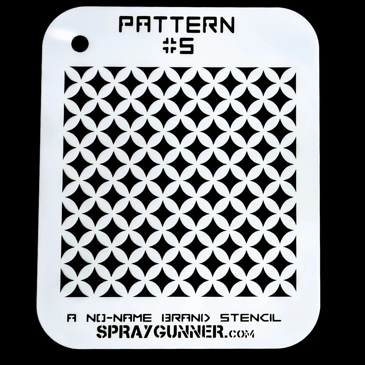 start-airbrush is the fifth stencil for the NO-NAME brand pattern.