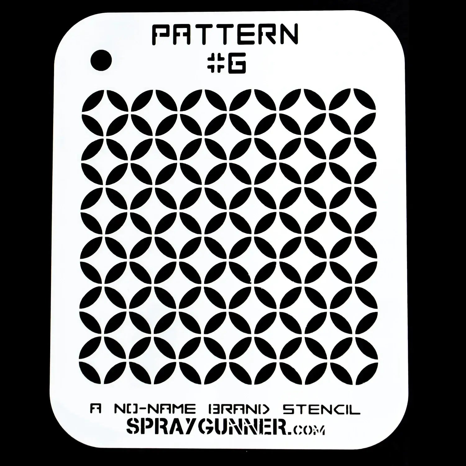 NO-NAME start-airbrush Brand Pattern Stencil #6