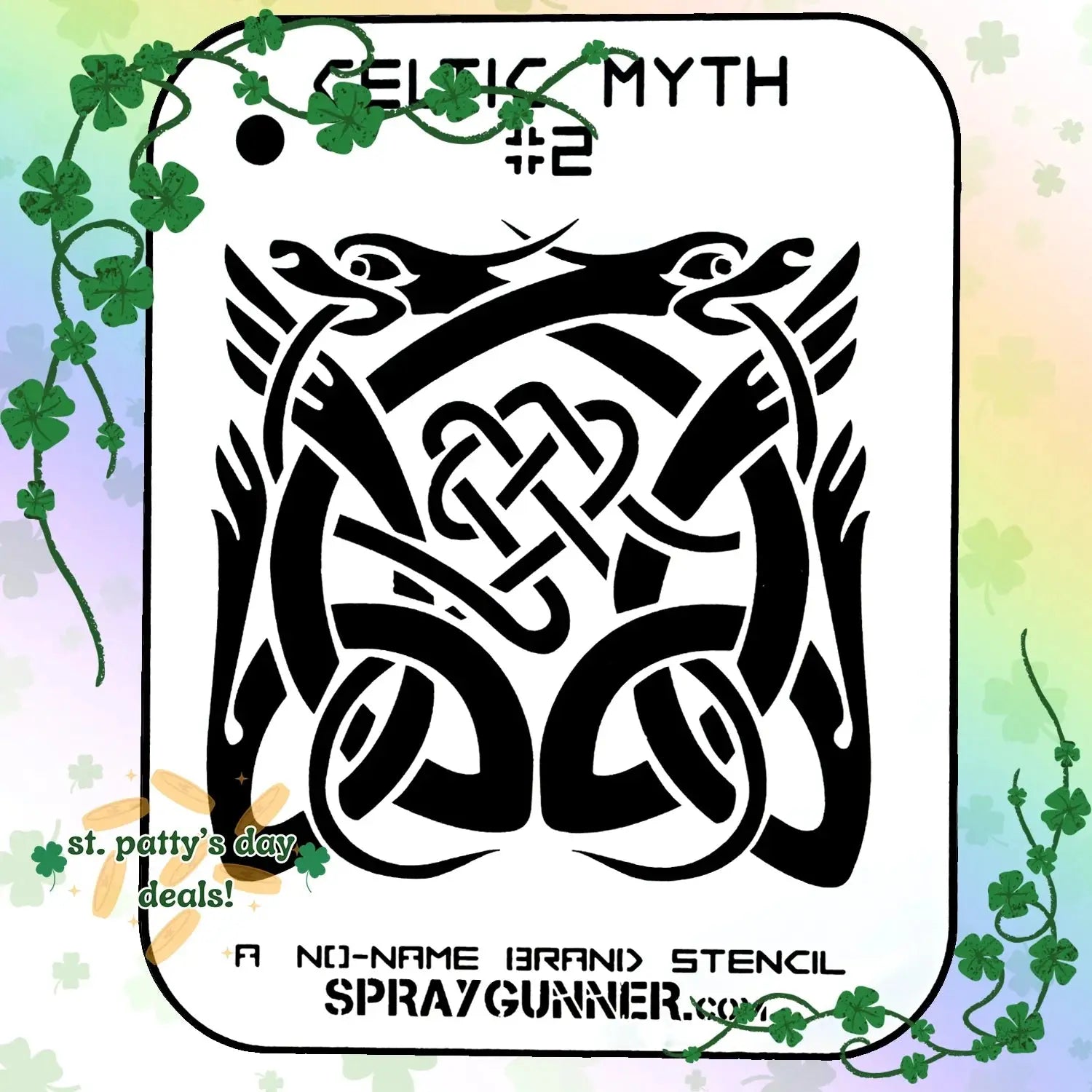 NO-NAME Brand Celtic Myth Stencil #2 NO-NAME brand