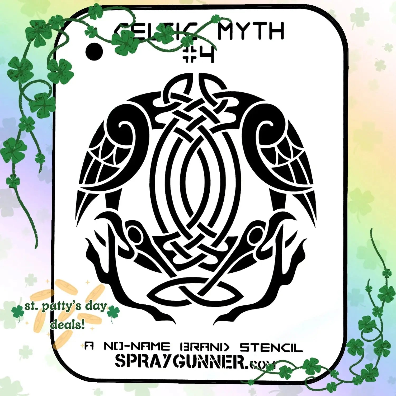 NO-NAME Brand Celtic Myth Stencil #4 NO-NAME brand