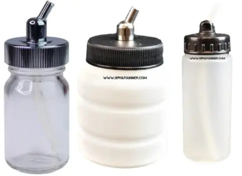 Bottles for siphon feed airbrush SprayGunner