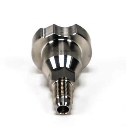 This precision-machined metal fitting is compatible with Iwata LPH-80 Mini spray guns and is a NO NAME PPS Adapter for airbrush systems.