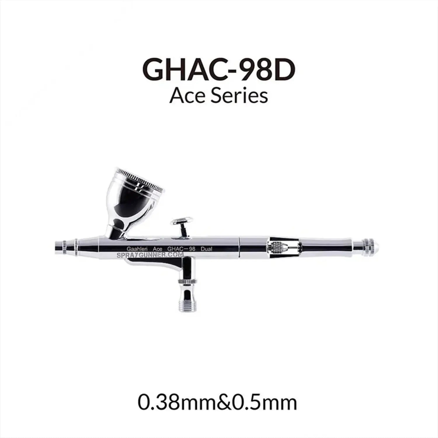 The ergonomic design, smooth airflow, and precise control of the GAAHLERI GHAC-98D Ace Series Airbrush make it ideal for intricate painting projects.