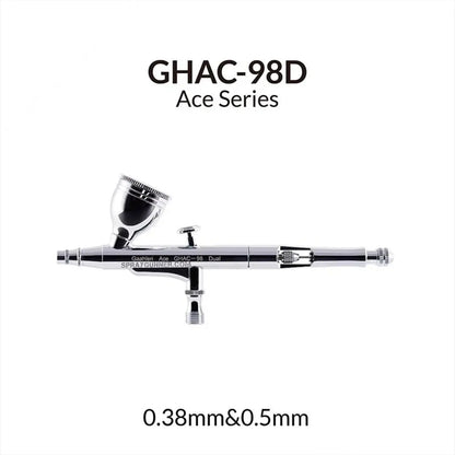 The ergonomic design, smooth airflow, and precise control of the GAAHLERI GHAC-98D Ace Series Airbrush make it ideal for intricate painting projects.