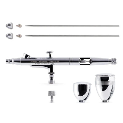For complex airbrushing jobs, the GAAHLERI GHAD 39 Advanced Series Airbrush offers flawless airflow, ergonomic design, and accurate control.