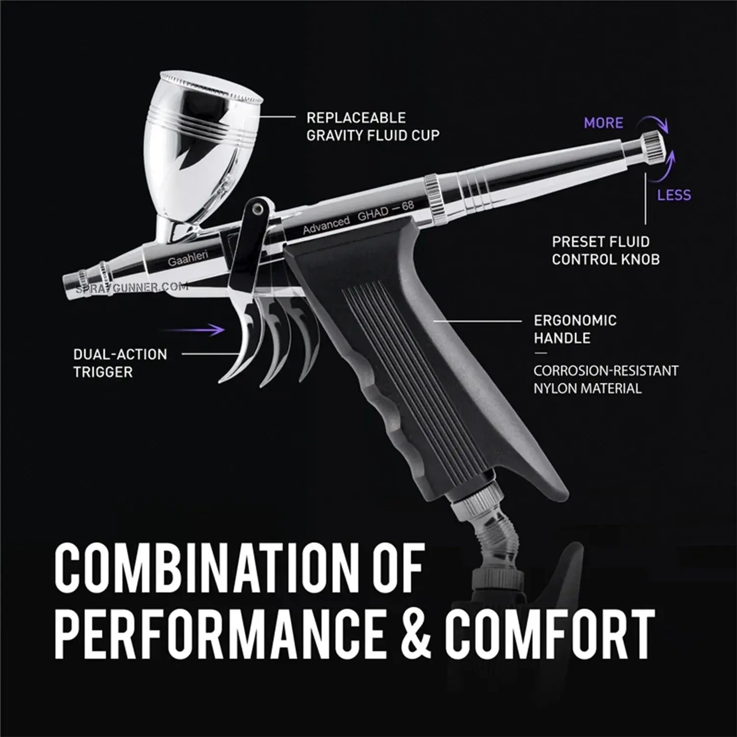 GAAHLERI Advanced Series GHAD-68 Airbrush Gaahleri