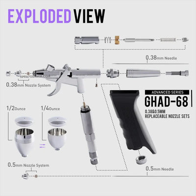 GAAHLERI Advanced Series GHAD-68 Airbrush Gaahleri