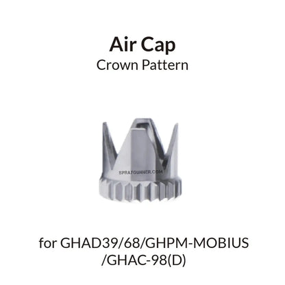 GAAHLERI Airbrush Crown Pattern Air Cap Gaahleri