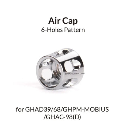 GAAHLERI Airbrush 6-Holes Pattern Air Cap Gaahleri