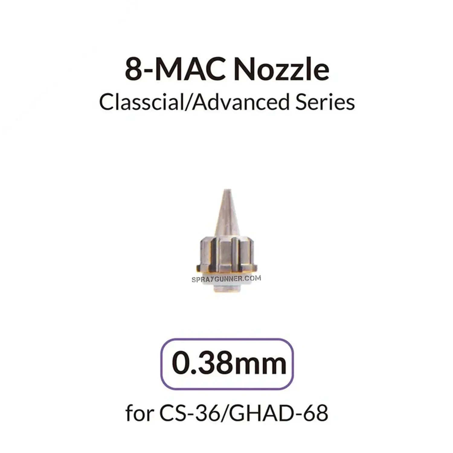 GAAHLERI Airbrush 0.38mm Nozzle for Advanced Series Gaahleri