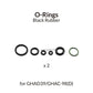 GAAHLERI Airbrush Black O-Ring for Airbrushes for GHAD-39/GHPM-65/GHAC-98D Gaahleri