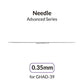 GAAHLERI Airbrush 0.35mm Needle for Advanced Series Gaahleri
