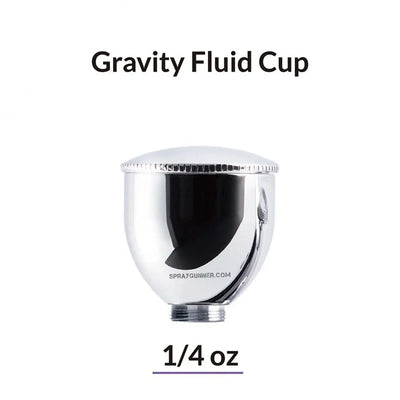 GAAHLERI Airbrush Smooth Level Gravity Fluid Cup 1/4 OZ Gaahleri