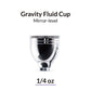 GAAHLERI Airbrush Mirror Level Gravity Cup 1/4 OZ Gaahleri