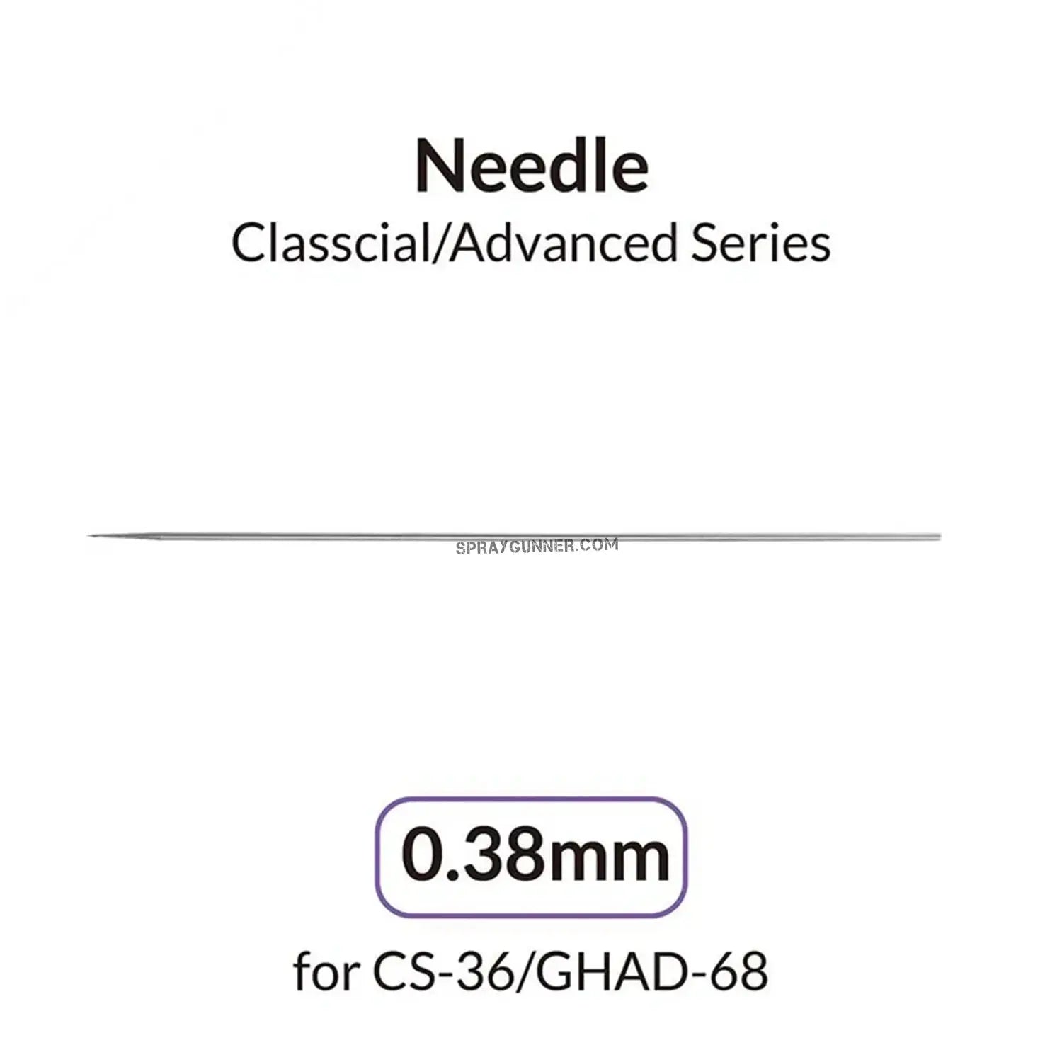 GAAHLERI Airbrush 0.38mm Needle for Advanced Series Gaahleri