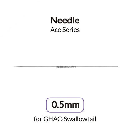 GAAHLERI Airbrush 0.5mm High-Durability Needle for GHAC-Swallowtail Gaahleri