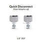 GAAHLERI Airbrush Quick Male Adapter (2PCS) Gaahleri