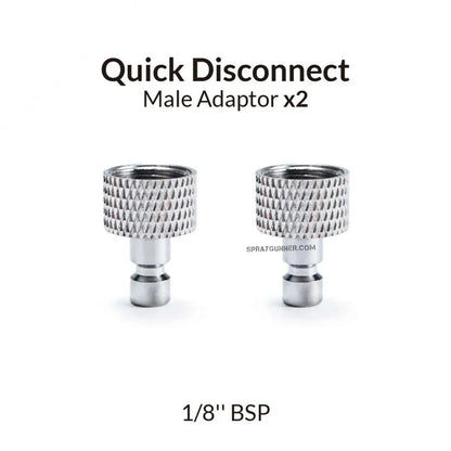 GAAHLERI Airbrush Quick Male Adapter (2PCS) Gaahleri