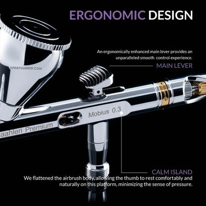 GAAHLERI Premium Series GHPM-Mobius 0.3mm Airbrush Gaahleri