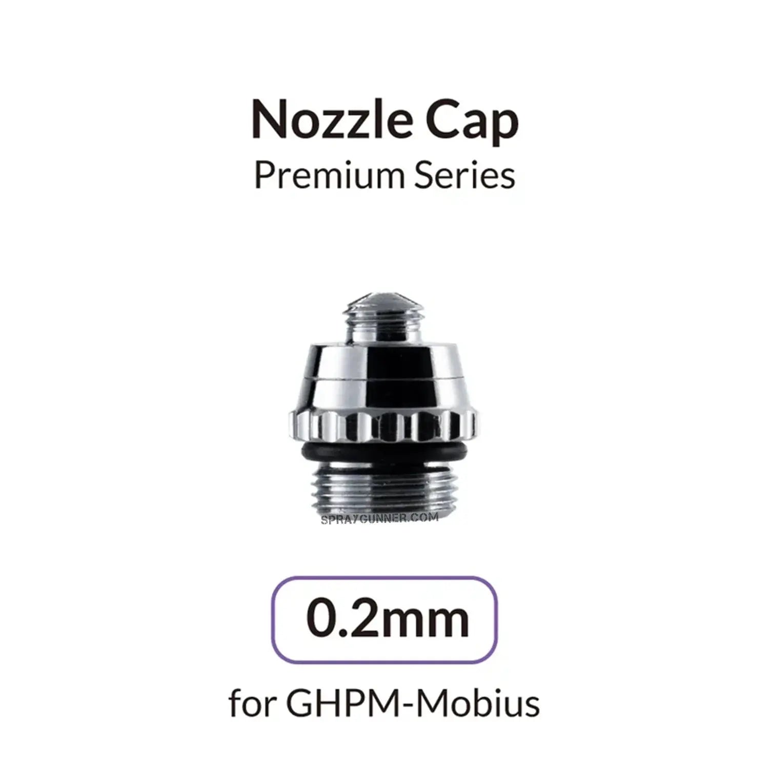 GAAHLERI Airbrush Mobius 0.2mm Nozzle Cap Gaahleri